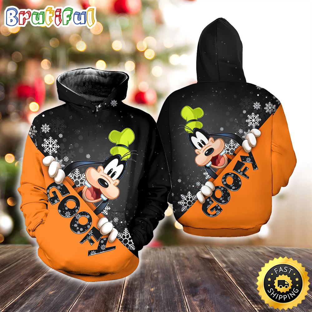 Goofy Dog Christmas Disney Christmas Hoodie All Over Print Shirts