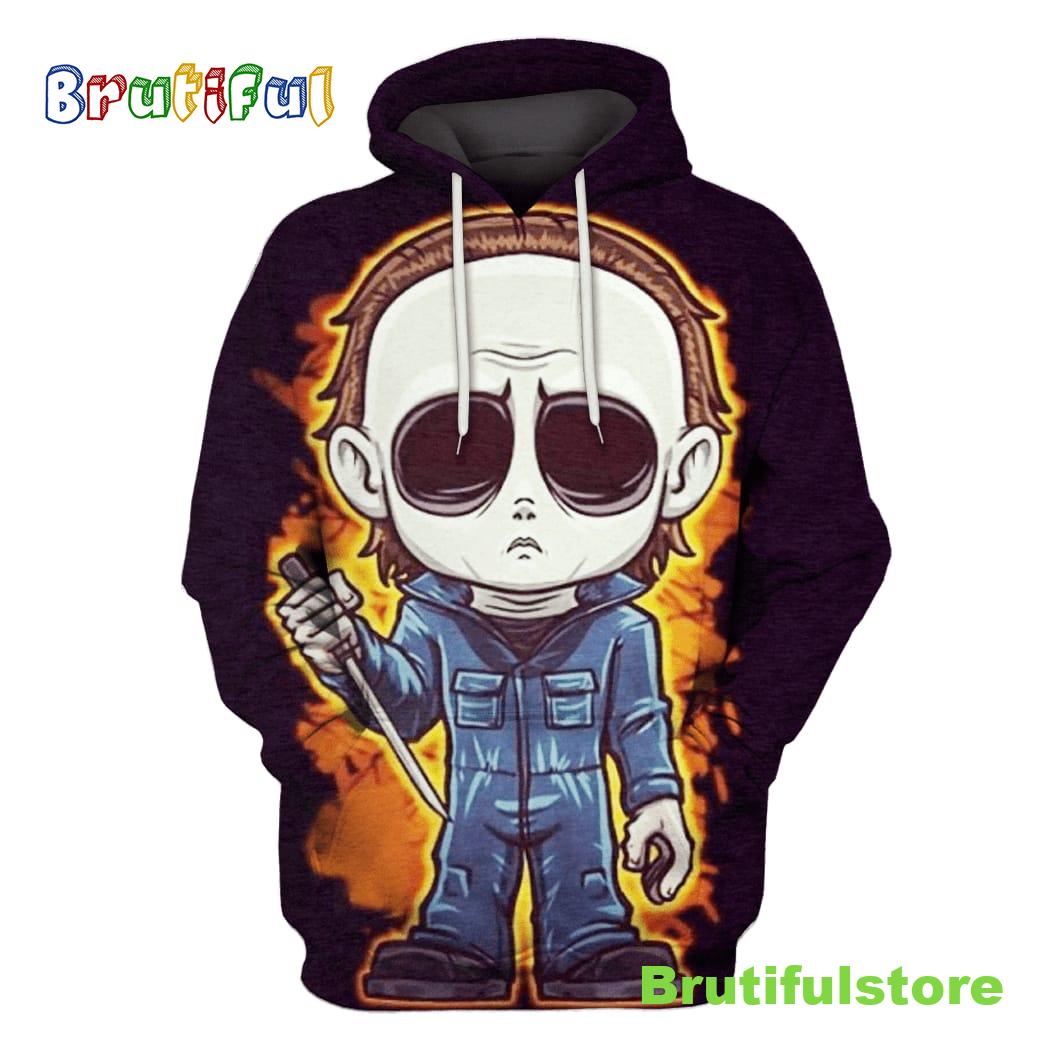 Halloween The Chibi Of Michael Myers All Over Print Shirt