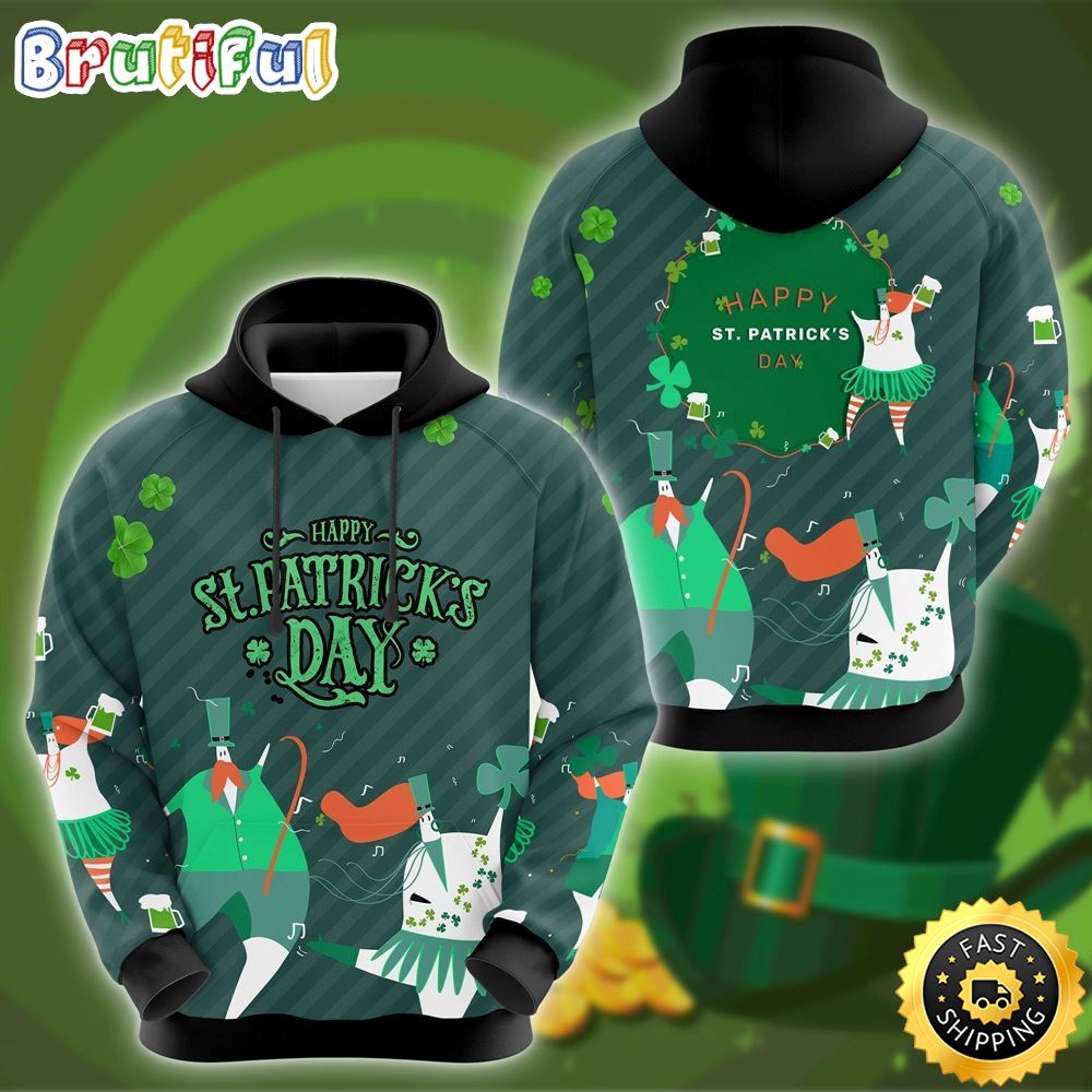 Happy Patrick_s Day Funny 3D All Over Print Shirt