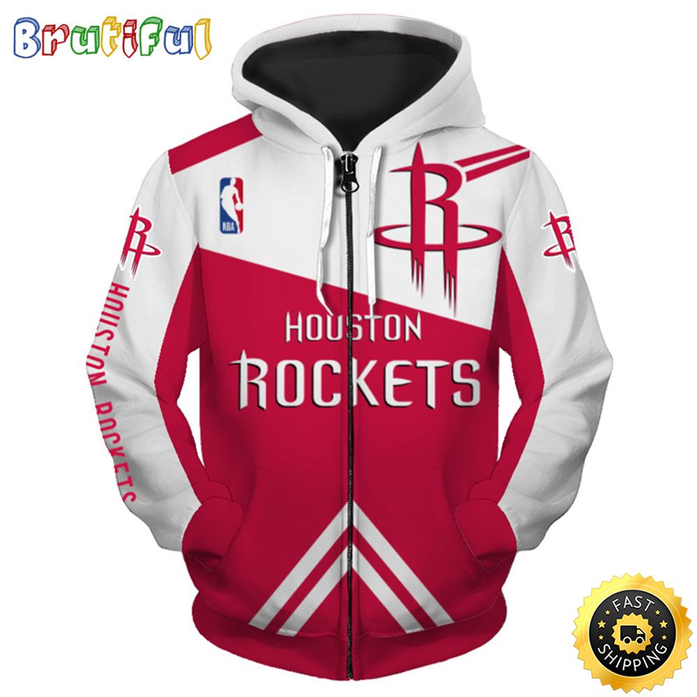 Houston Rockets Cheap Basketball For Dan 3d Hoodie