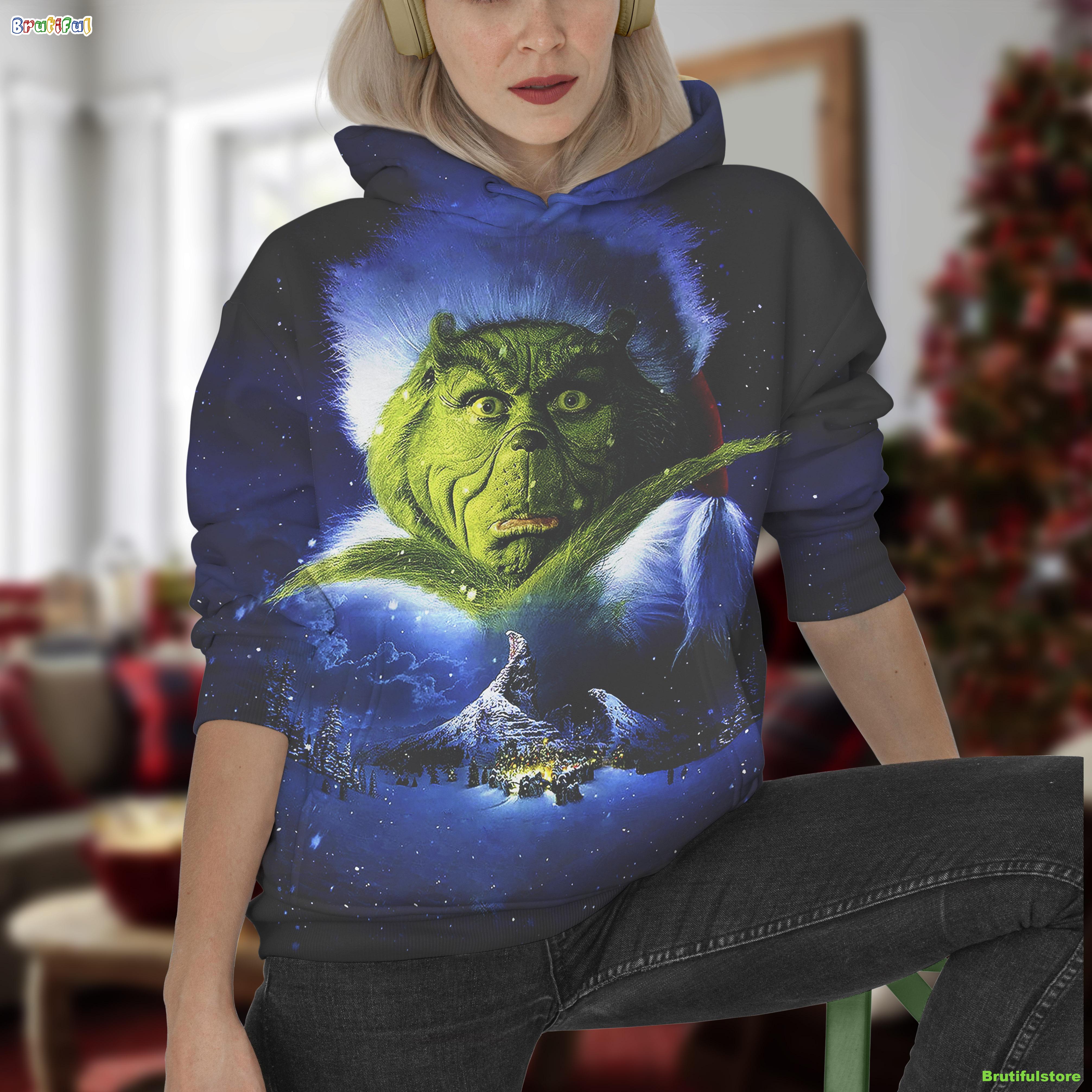 How The Grinch Stole Christmas Hoodie All Over Print Shirt