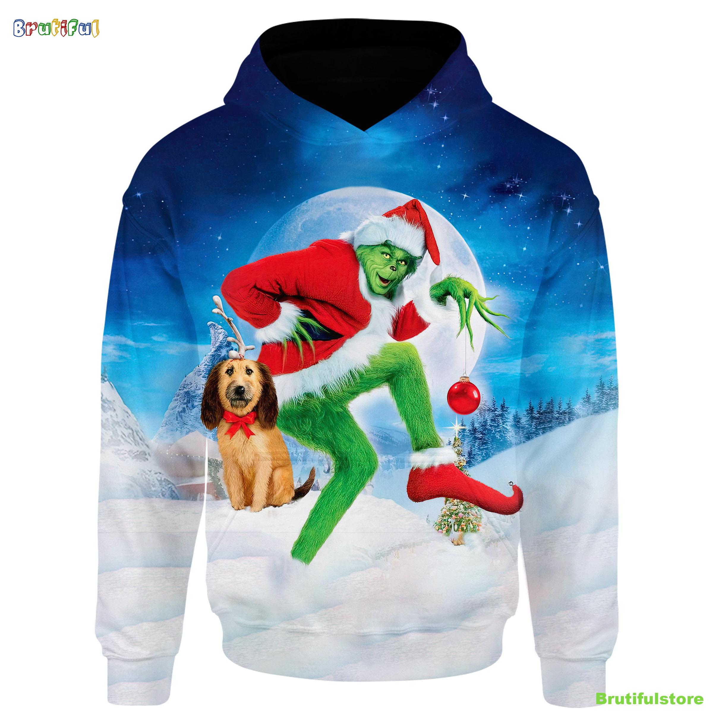 How The Grinch Stole Christmas Hoodie All Over Print Shirt