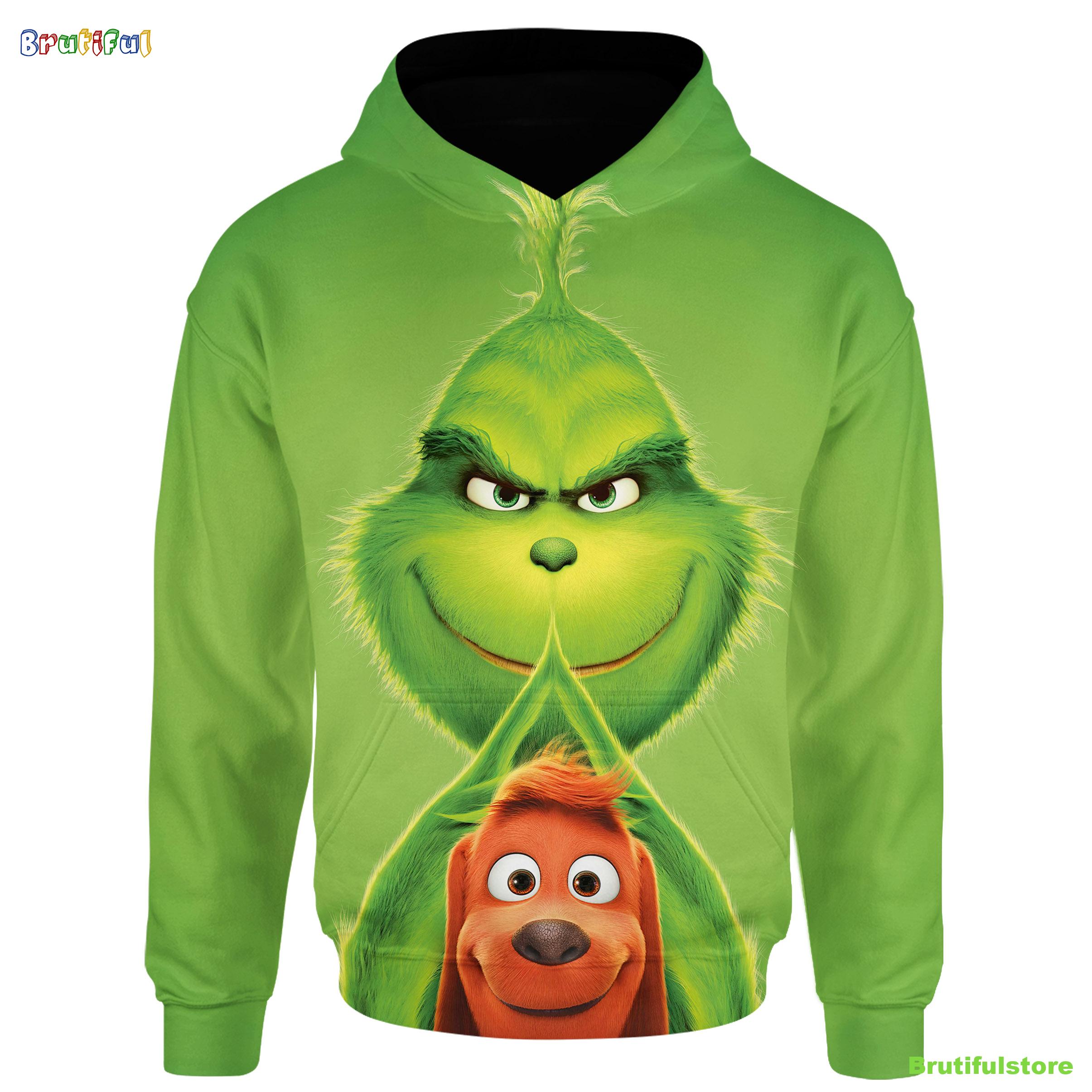Inspired by The Grinch Hoodie All Over Print Shirt