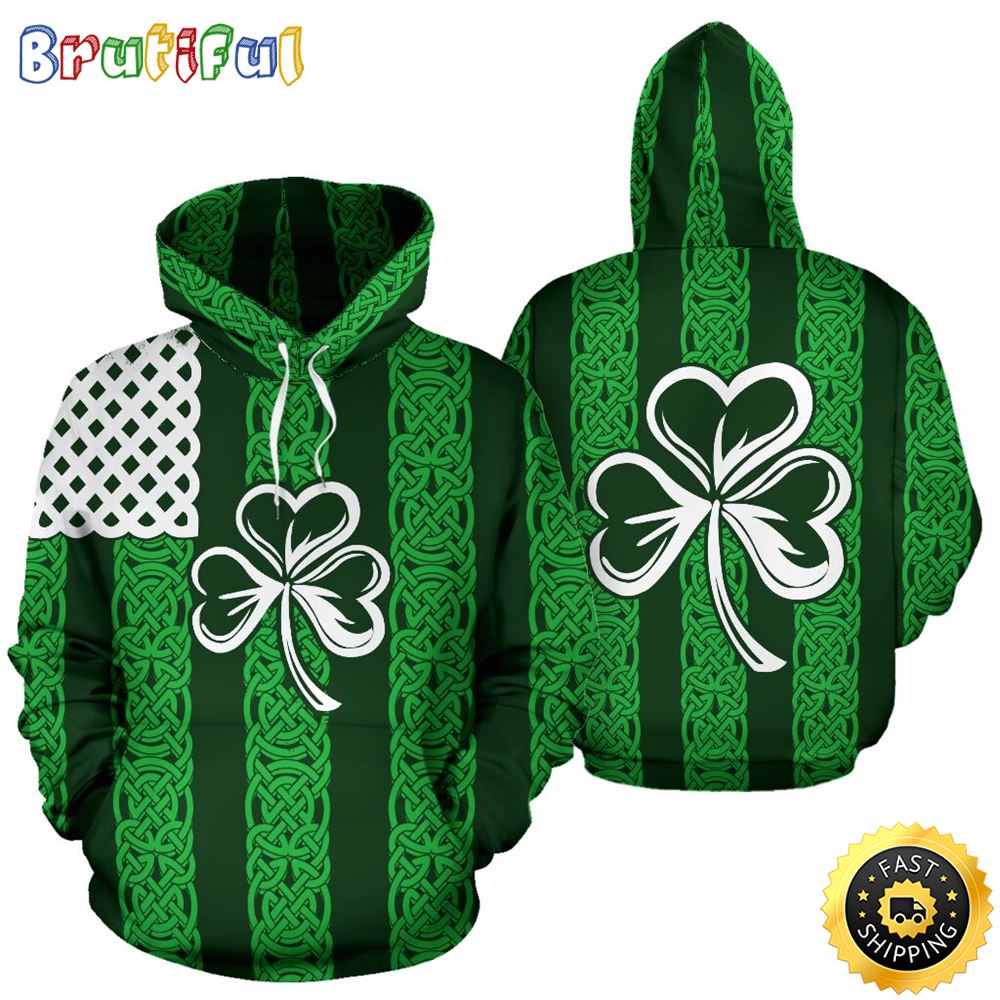 Irish Full Hoodie Flag St.Patricks Day All Over Print Shirt