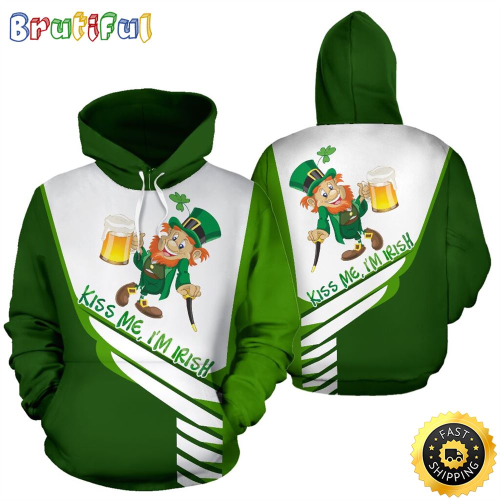 Irish Funny Green St.Patricks Day All Over Print Shirt