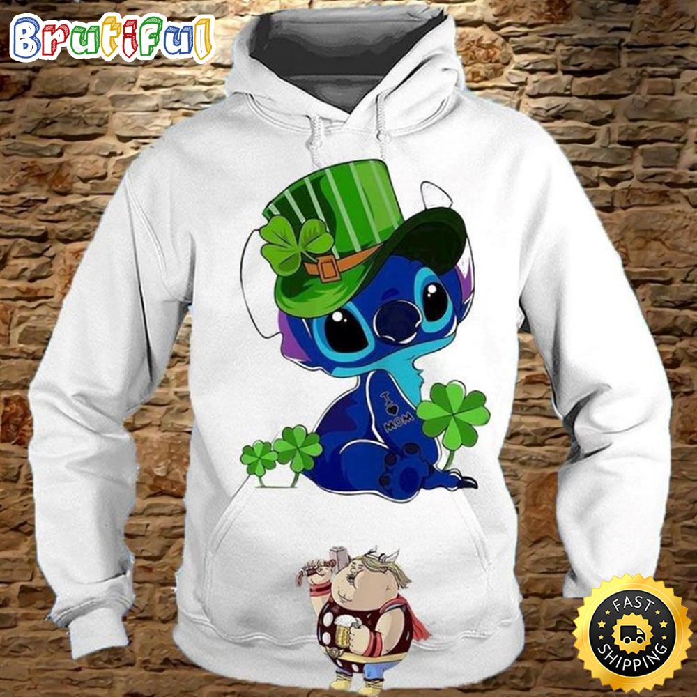 Irish Stitch Happy St. Patricks Day Happy Patrick_s Day 3d Hoodie All Over Print Shirt