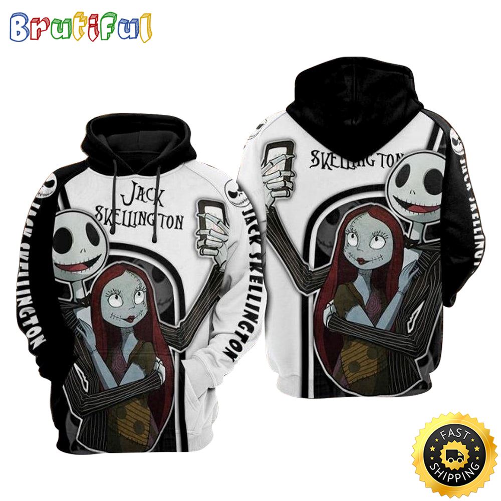 Jack Skellington Awesome 3D Hoodie All Over Print Shirts