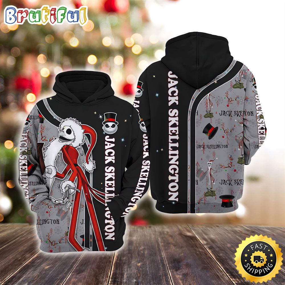 Jack Skellington Christmas Disney Christmas Hoodie All Over Print Shirts