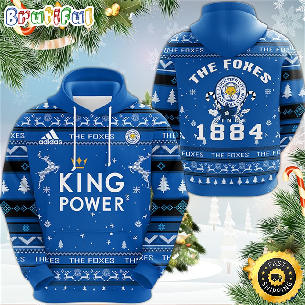Leicester City FC The Foxes 1884 Christmas Football Christmas Hoodie All Over Print Shirt