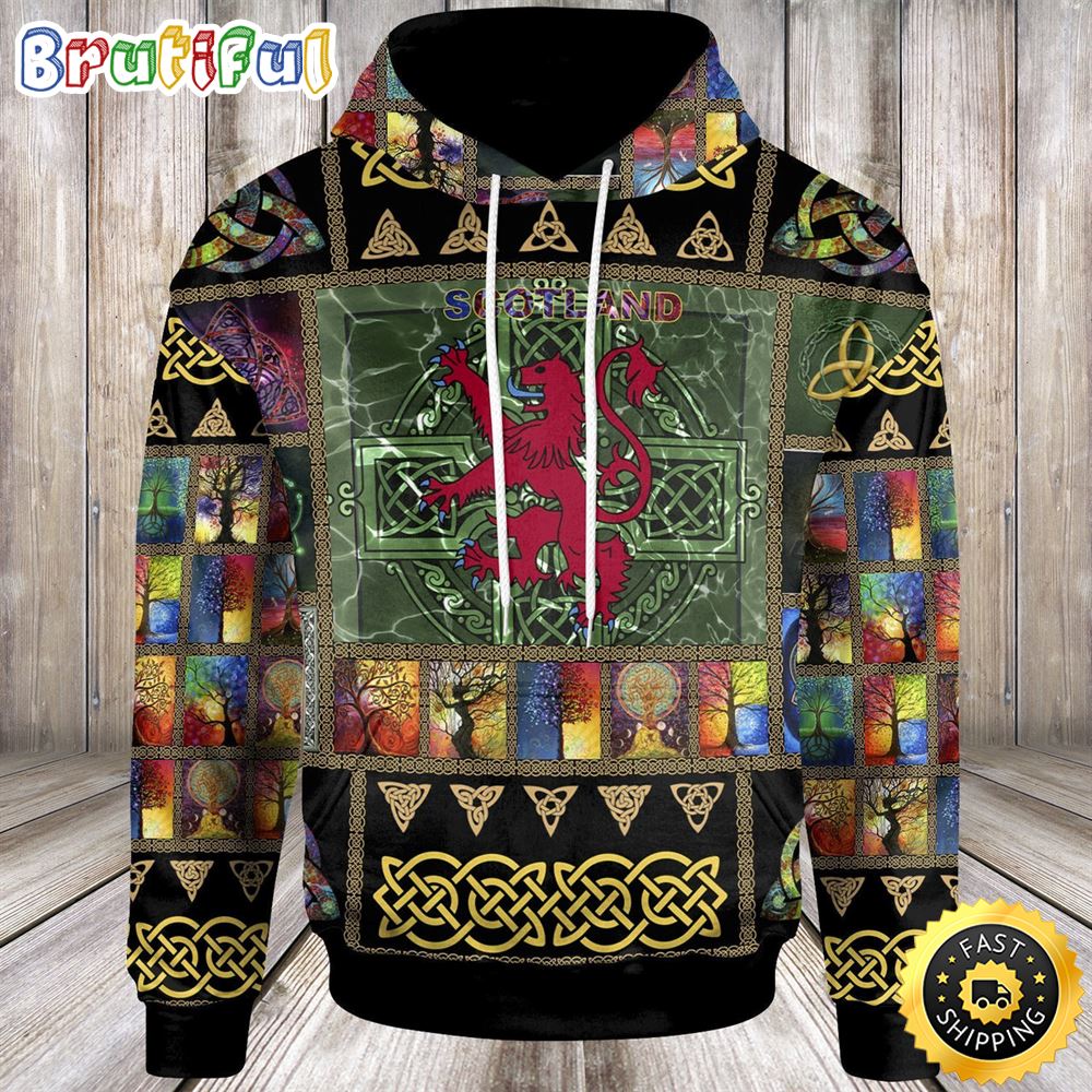 Lion Royal Irish St Patrick_s Day All Over Print Shirt