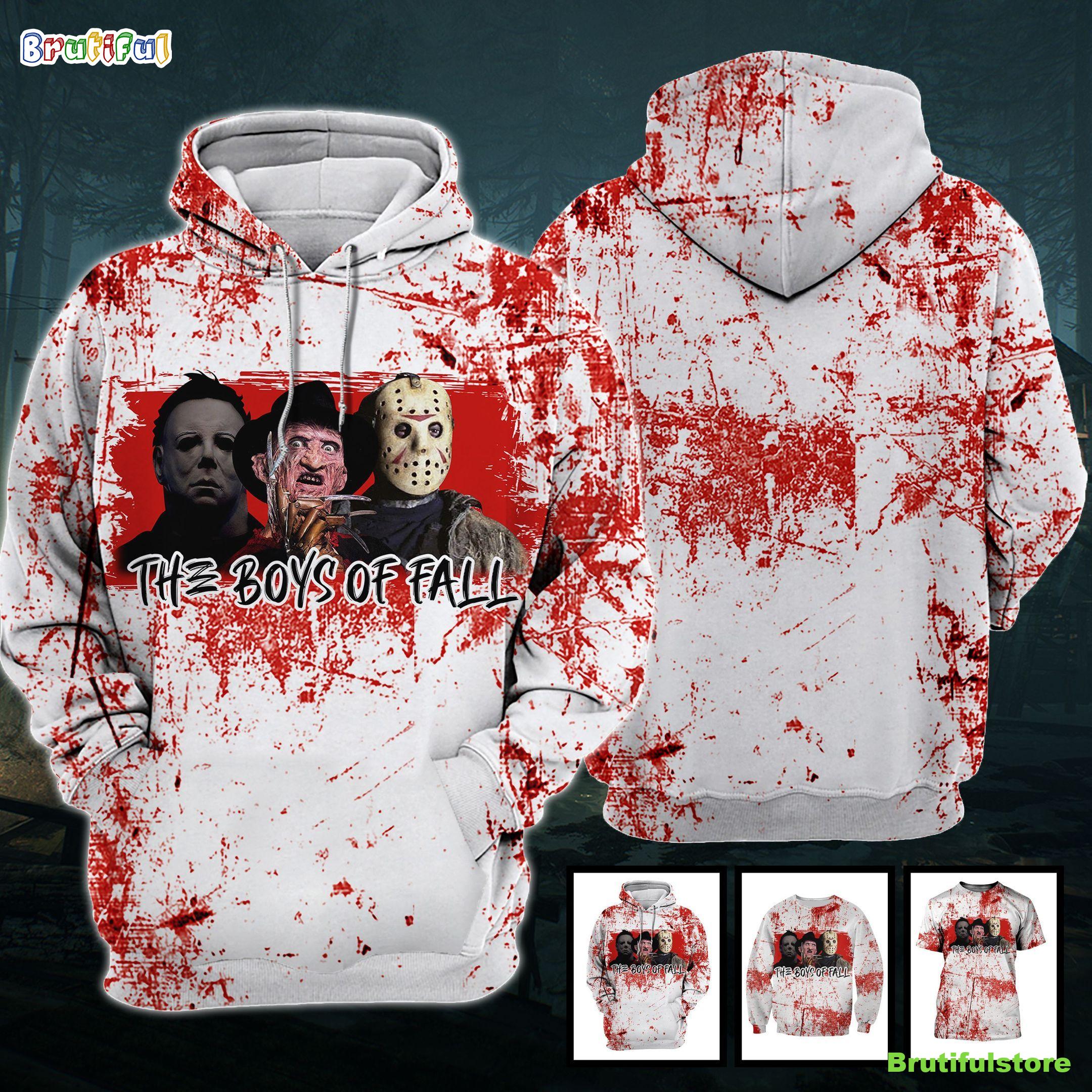Michael Jason _ Freddy The Boys Of Fall Horror Movie Halloween All Over Print 3D Shirt