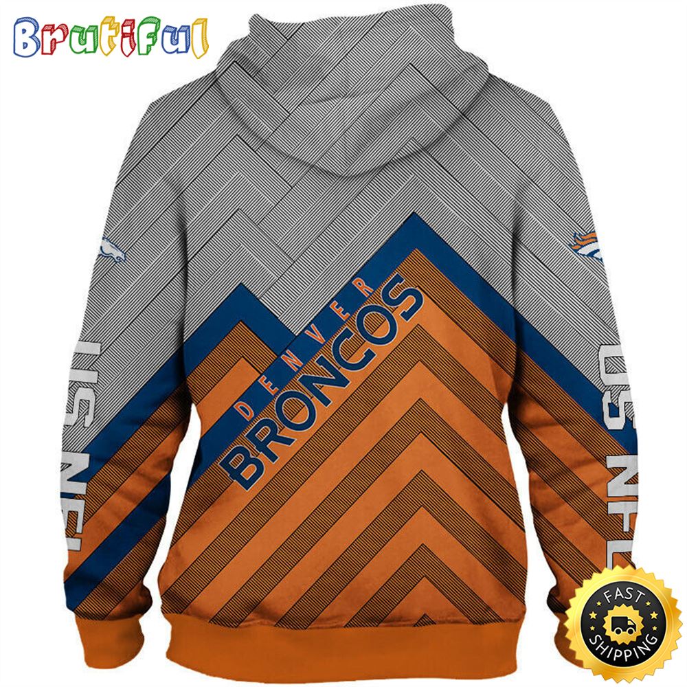NFL Denver Broncos 3D Hoodie All Over Print Shirts All Over Print Shirts Unmatched Style And Comfort