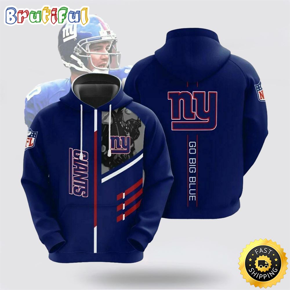 NFL New York Giants 3D Hoodie All Over Print Shirts Unmatched Style And Comfort