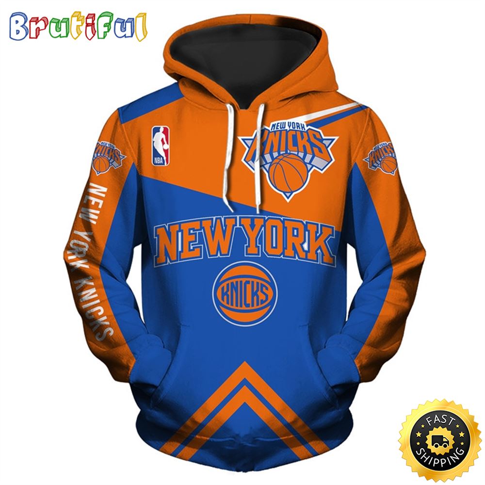 New York Knicks Cheap Basketball For Dan 3d Hoodie