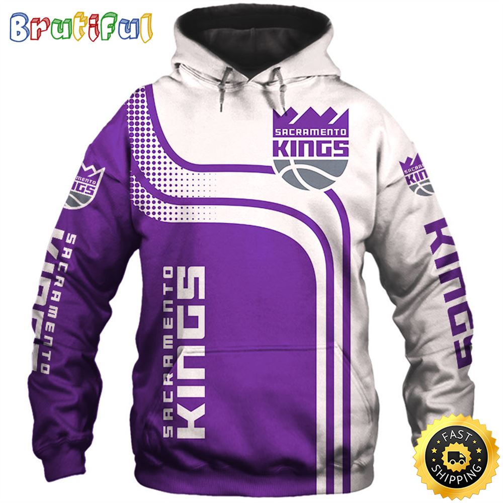 Sacramento Kings Cheap Basketball For Dan 3d Hoodie