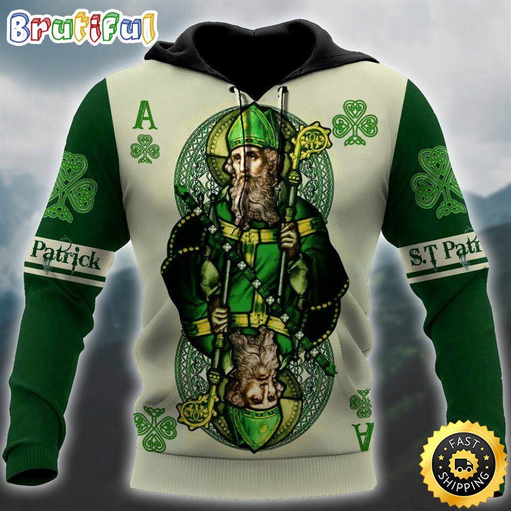 Saint Patrick Celtic Shamrock 3D All Over Print Shirt