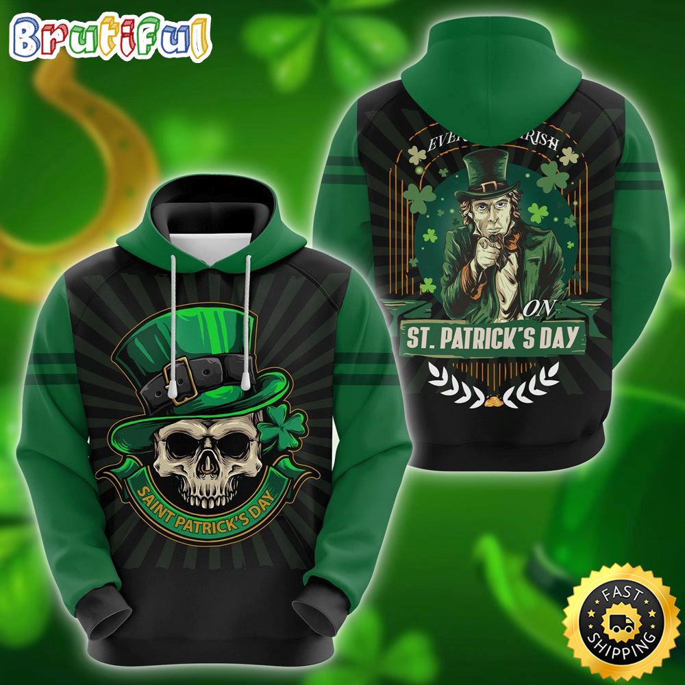 Saint Patrick_s Day Shamrock 3D All Over Print Shirt