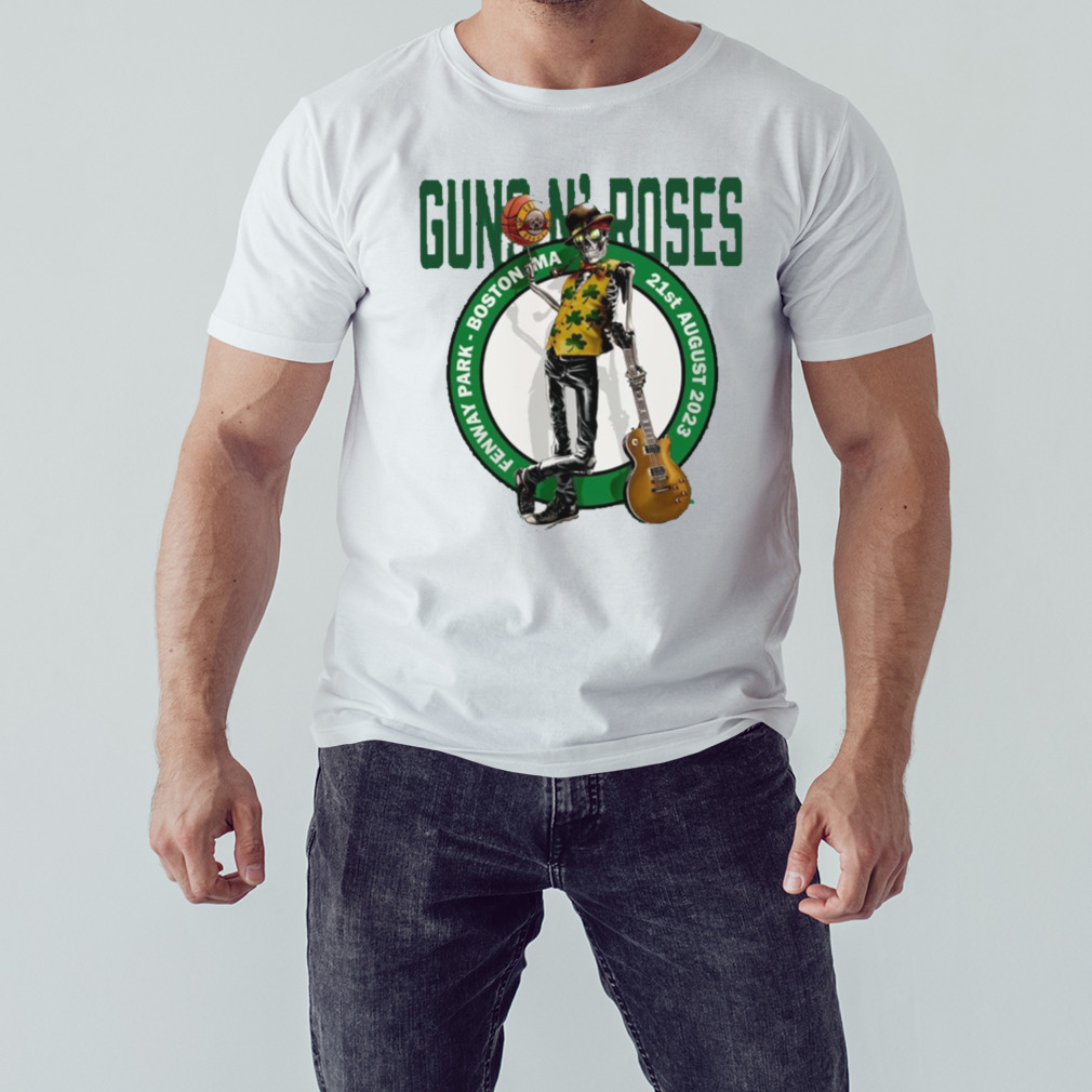 Guns N Roses North America Tour Fenway Park Boston MA 21st August 2023 Two  Sides Print Unisex T-Shirt - Mugteeco