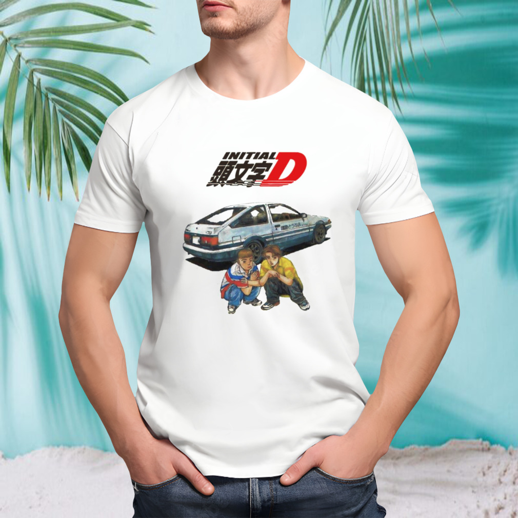 Takumi And Itsuki Drift Car shirt