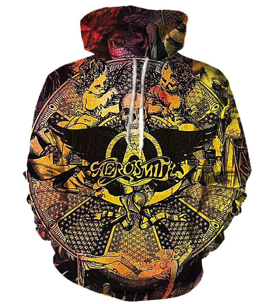 Aerosmith Pulliver Black 3D Hoodie