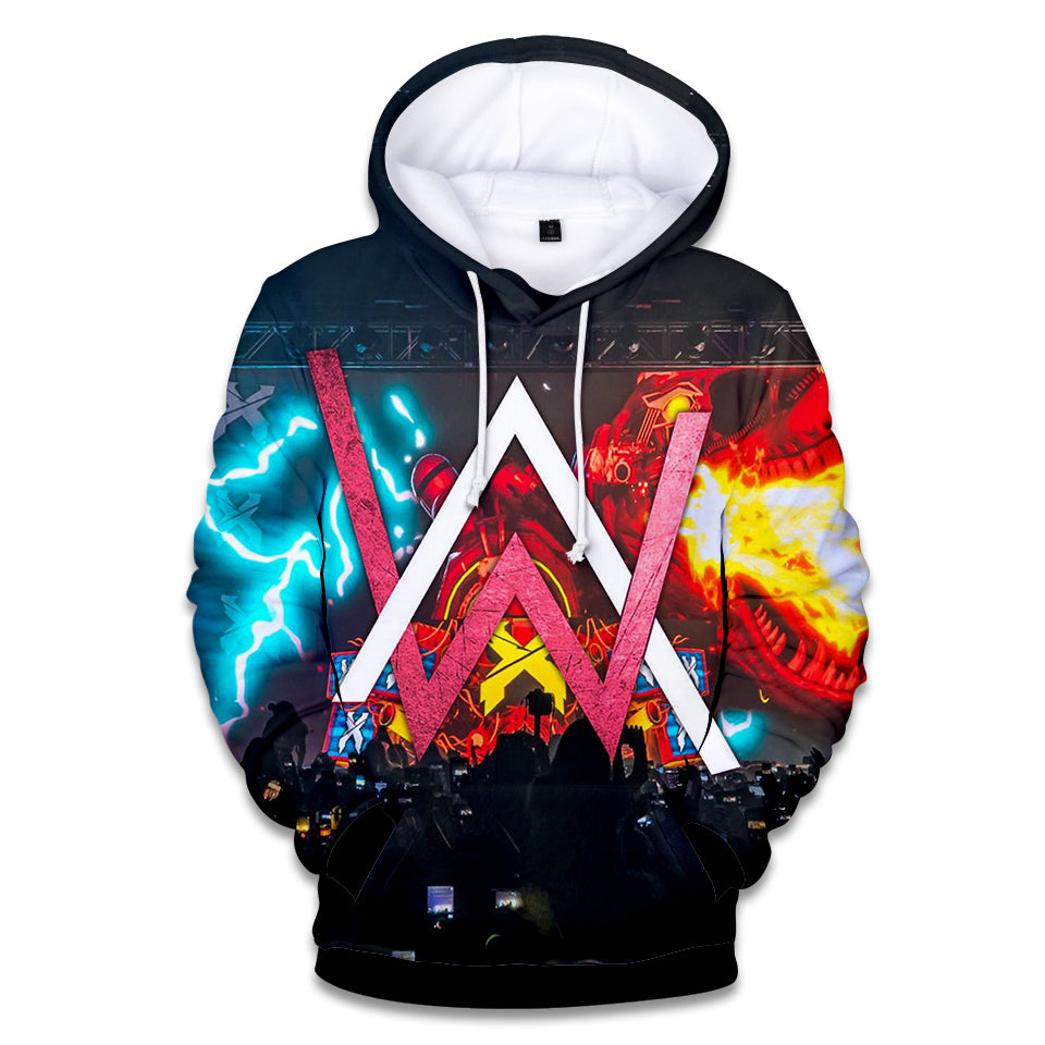 Alan Walker Concert 3D 3D Hoodie