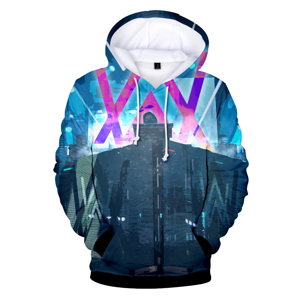 Alan Walker Rosy Letter 3D Hoodie