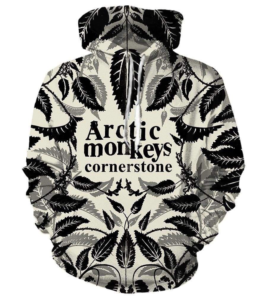 Arctic Monkeys Pullover Grey 3D Hoodie