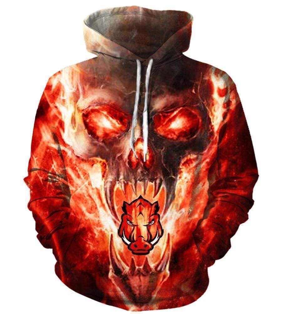 Arkansas Razorbacks 3D Hoodie