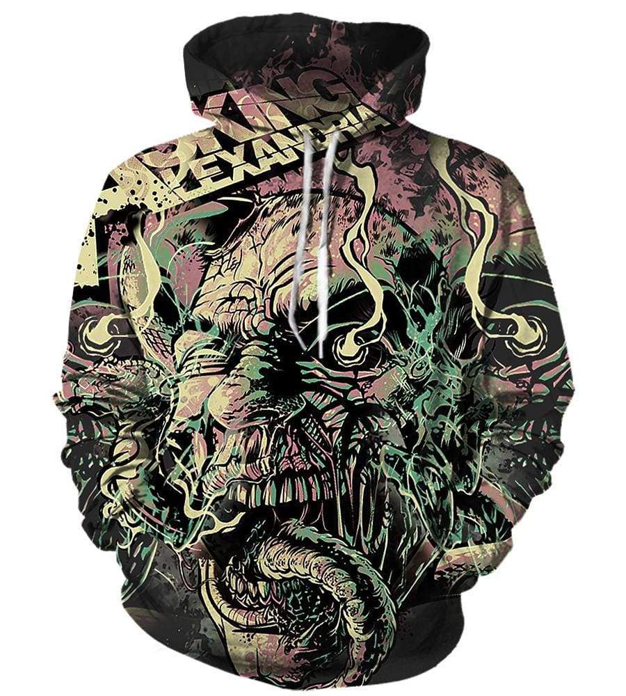 Asking Alexandria Pullover Black 3D Hoodie