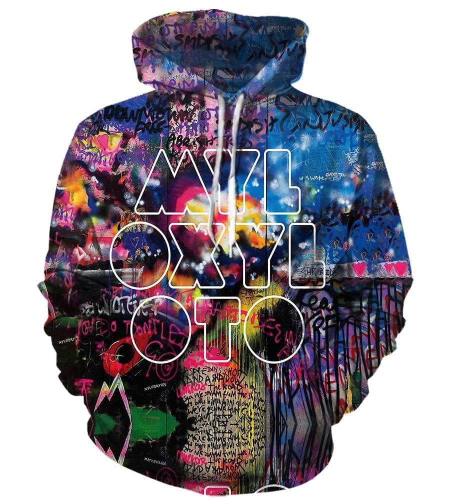 Coldplay Pullover Colorful 3D Hoodie