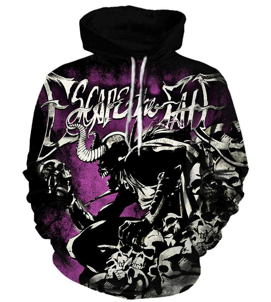 Escape The Fate Pullover Black 3D Hoodie