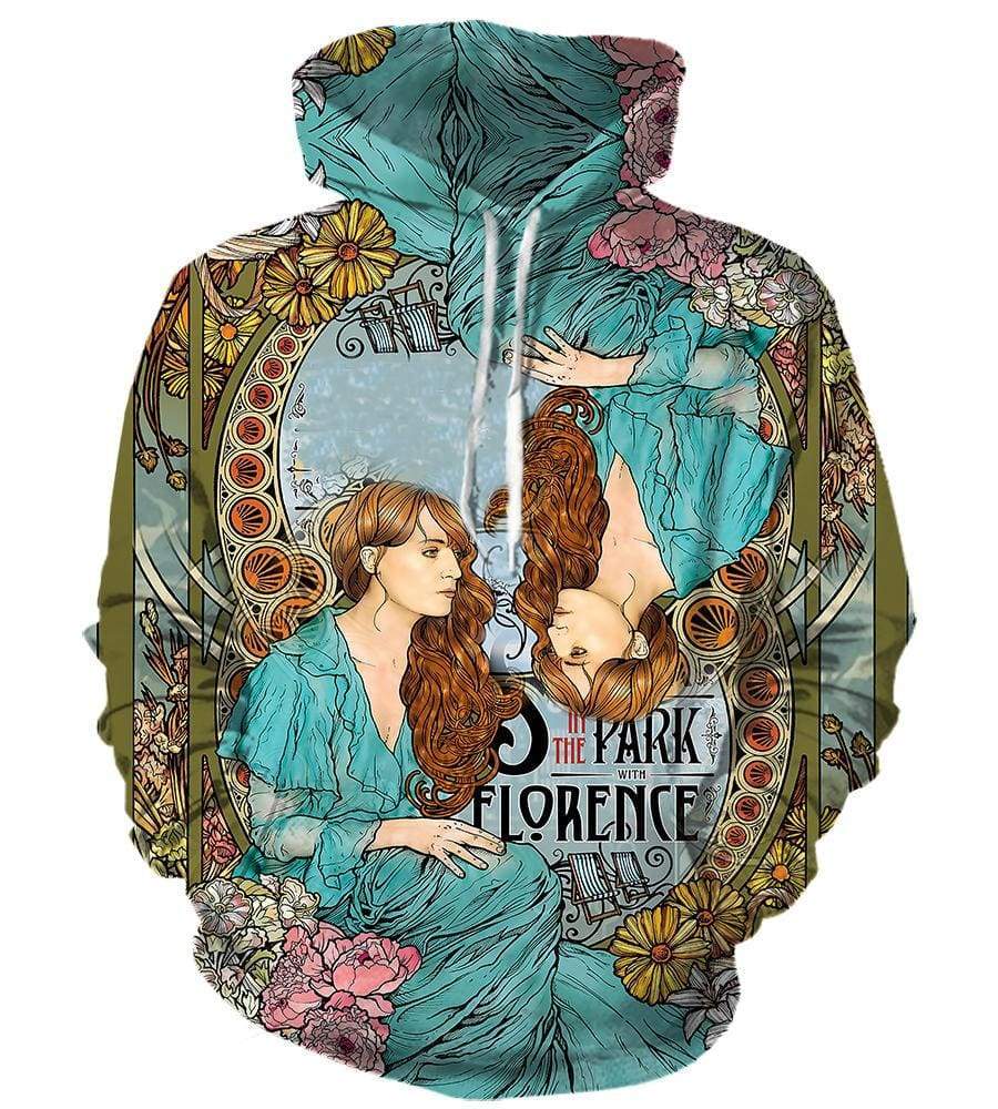 Florence + The Machine Pullover Blue 3D Hoodie