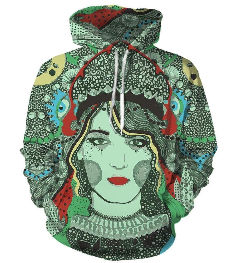 Florence + The Machine Pullover Green 3D Hoodie