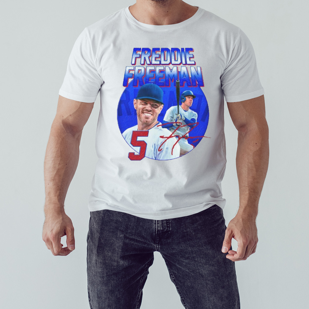 Freddie Freeman 5 signature 2023 Shirt, hoodie, longsleeve, sweatshirt,  v-neck tee