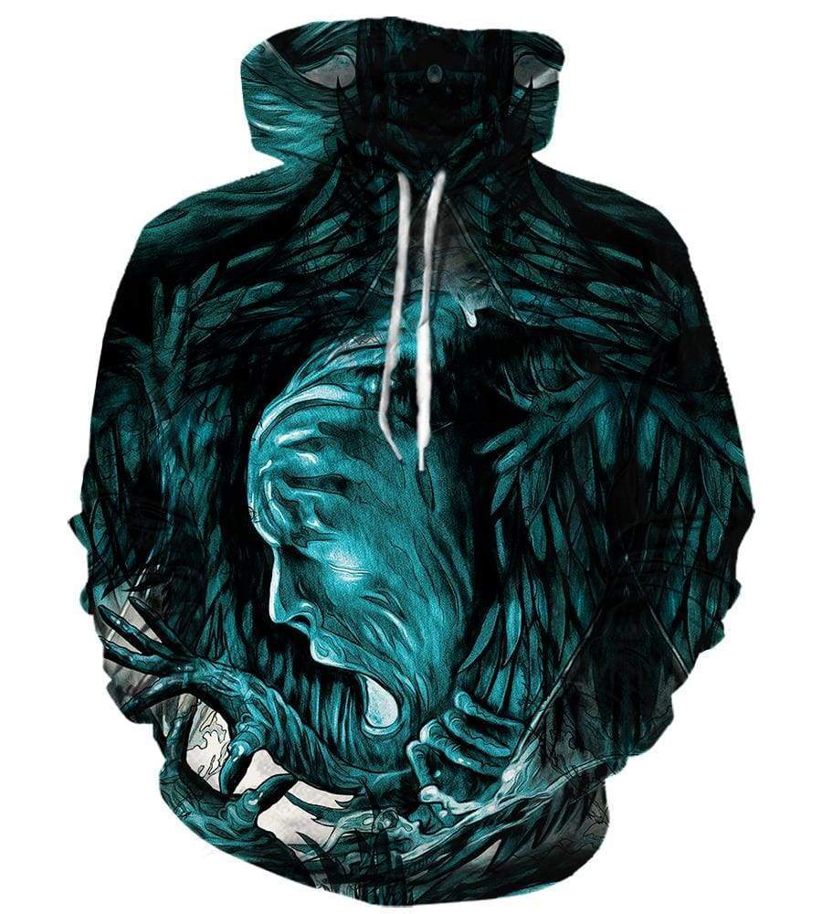 In Flames Pullove Black 3D Hoodie