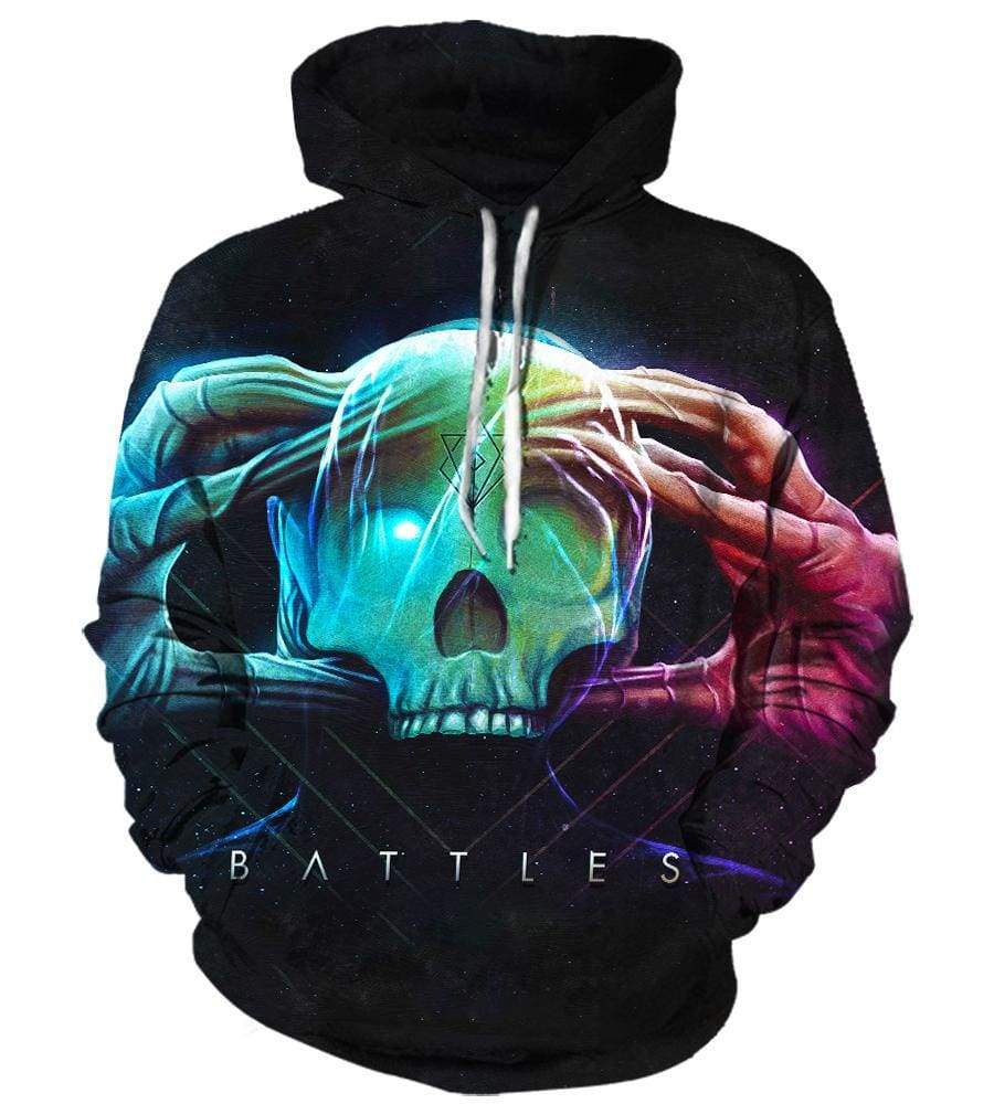 In Flames Pullover Black 3D Hoodie