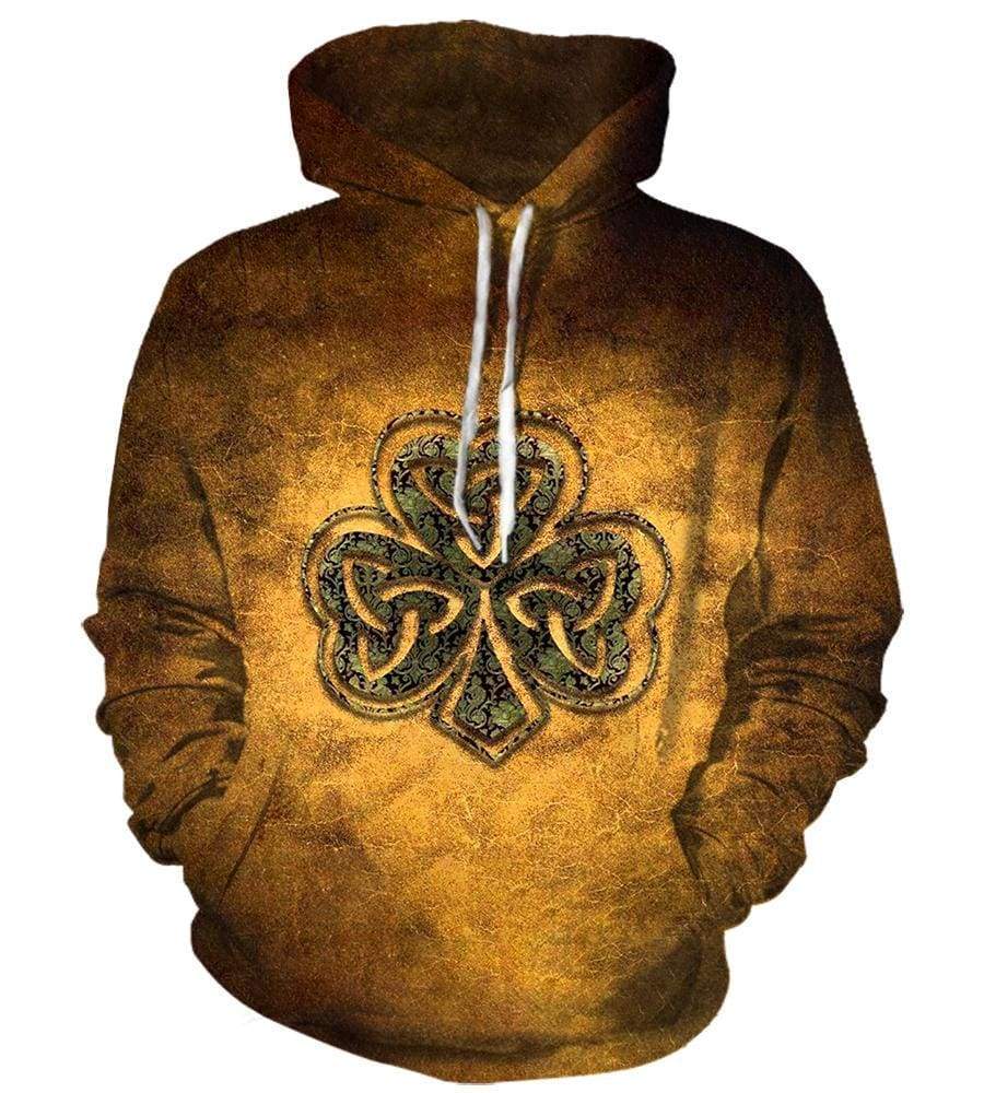 Irish Pullover Yellow 3D Hoodie