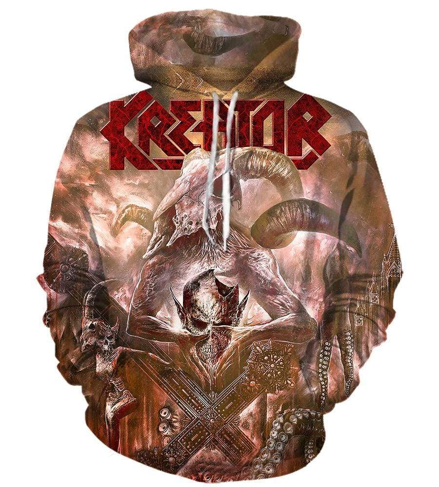 Kreator Hoodies - Pullover Red 3D Hoodie