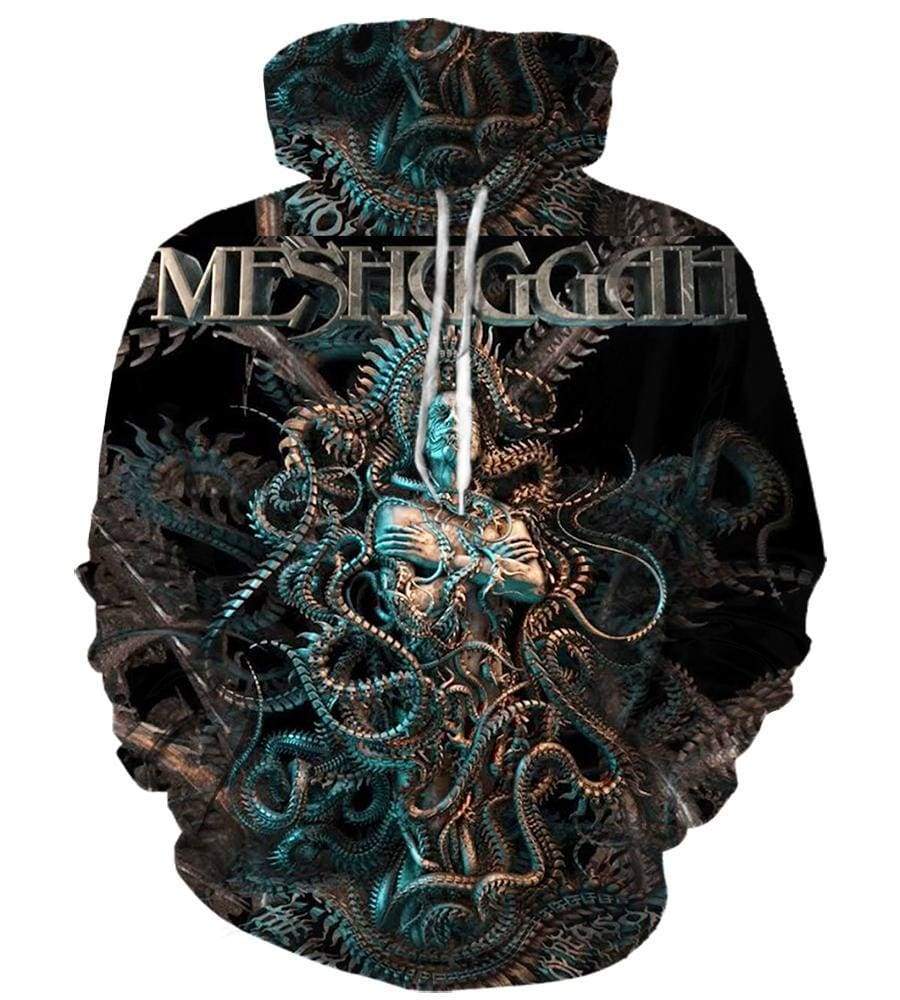 Meshuggan Hoodies - Pullover Black 3D Hoodie