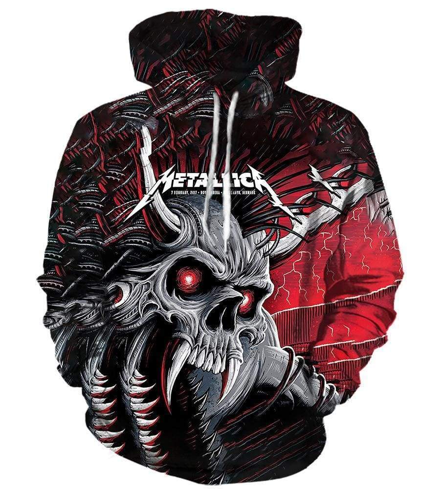 Metallica Hoodies - Pullover Black 3D Hoodie