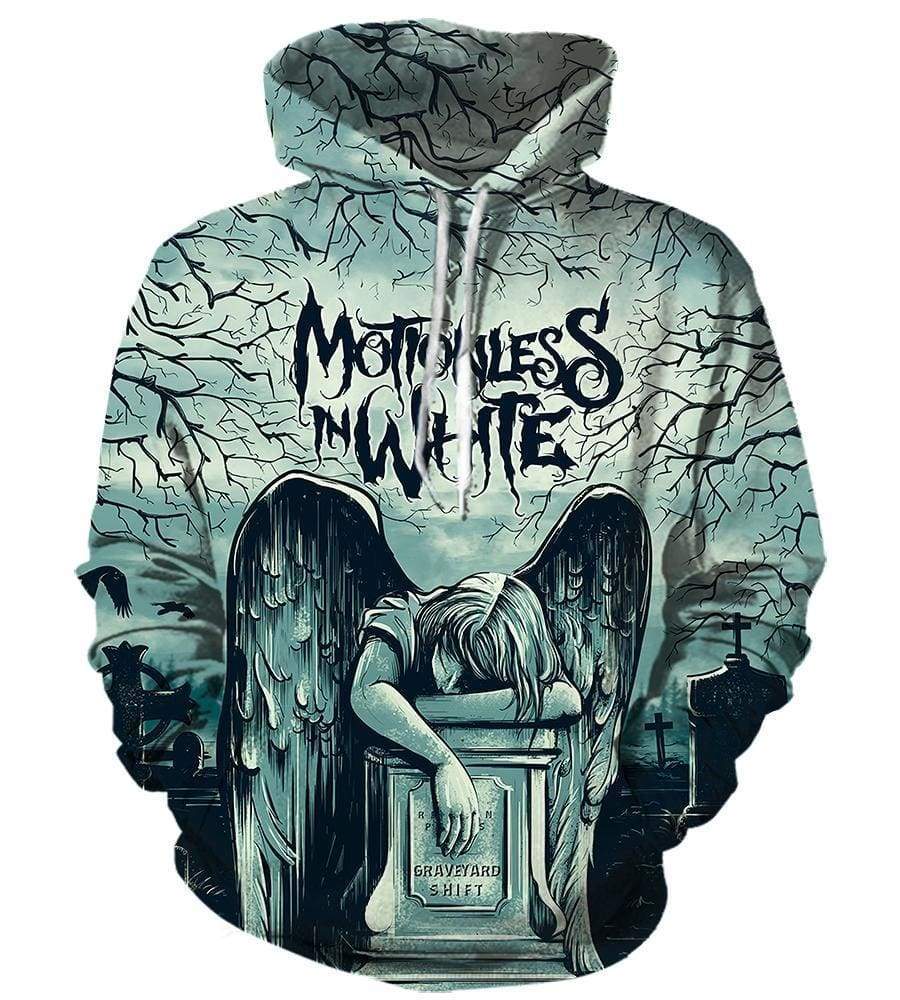 Motionless In White Hoodies - Pullover Blue 3D Hoodie