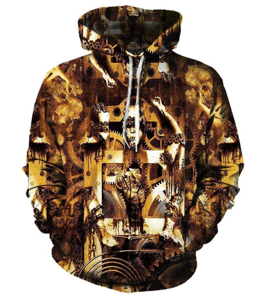 Napalm Deat Hoodies - Pullover Yellow 3D Hoodie