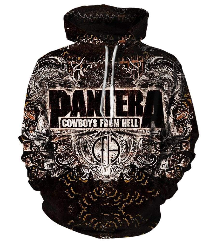 Pantera Hoodies - Pullover Black 3D Hoodie