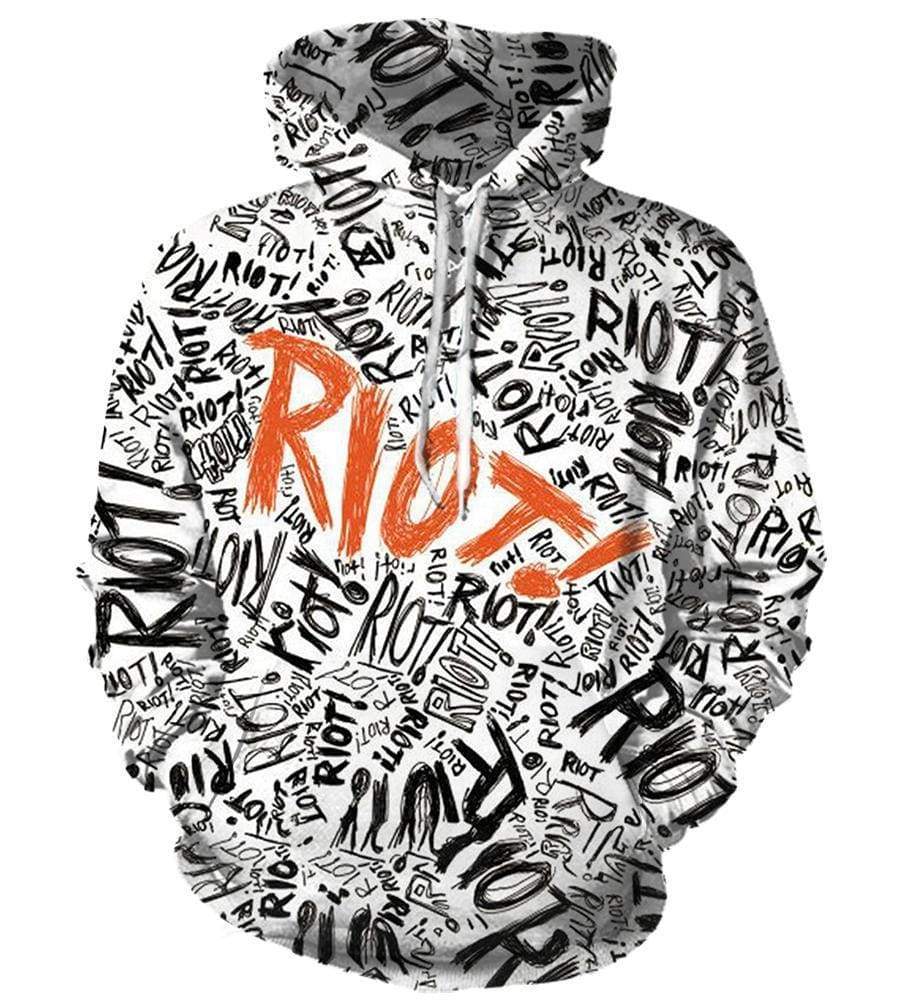 Paramore Hoodies - Pullover White 3D Hoodie