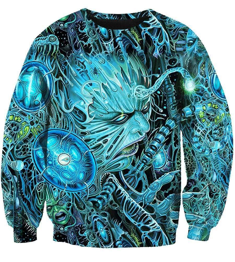 Rings Of Saturn Hoodies - Pullover Blue 3D Hoodies