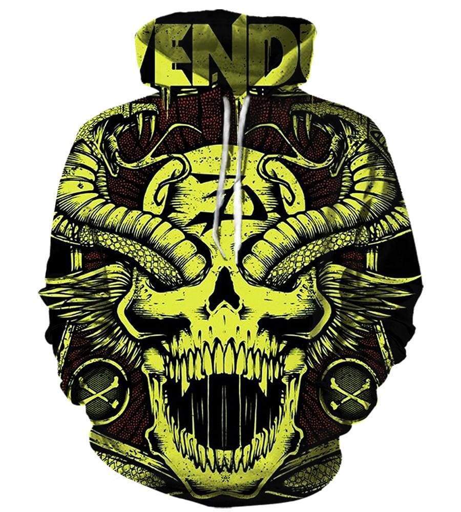 Sevendust Hoodies - Pullover Yellow 3D Hoodies