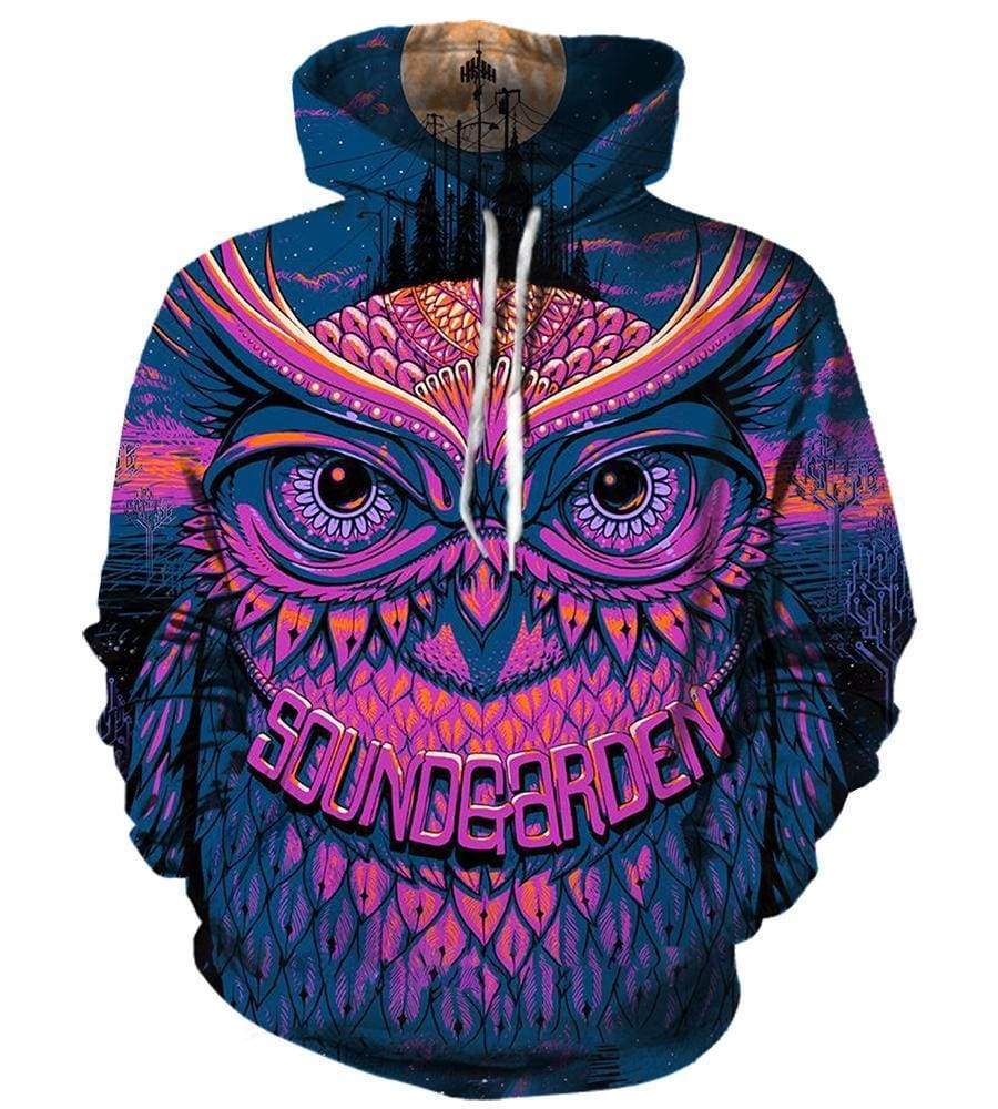 Soundgarden Hoodies - Pullover Pink 3D Hoodie