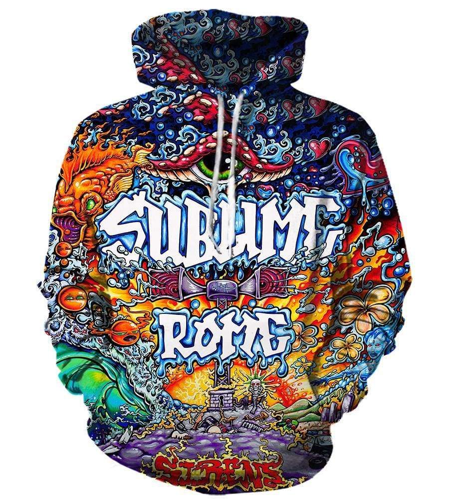 Sublime Hoodies - Pullover Colorful 3D Hoodie