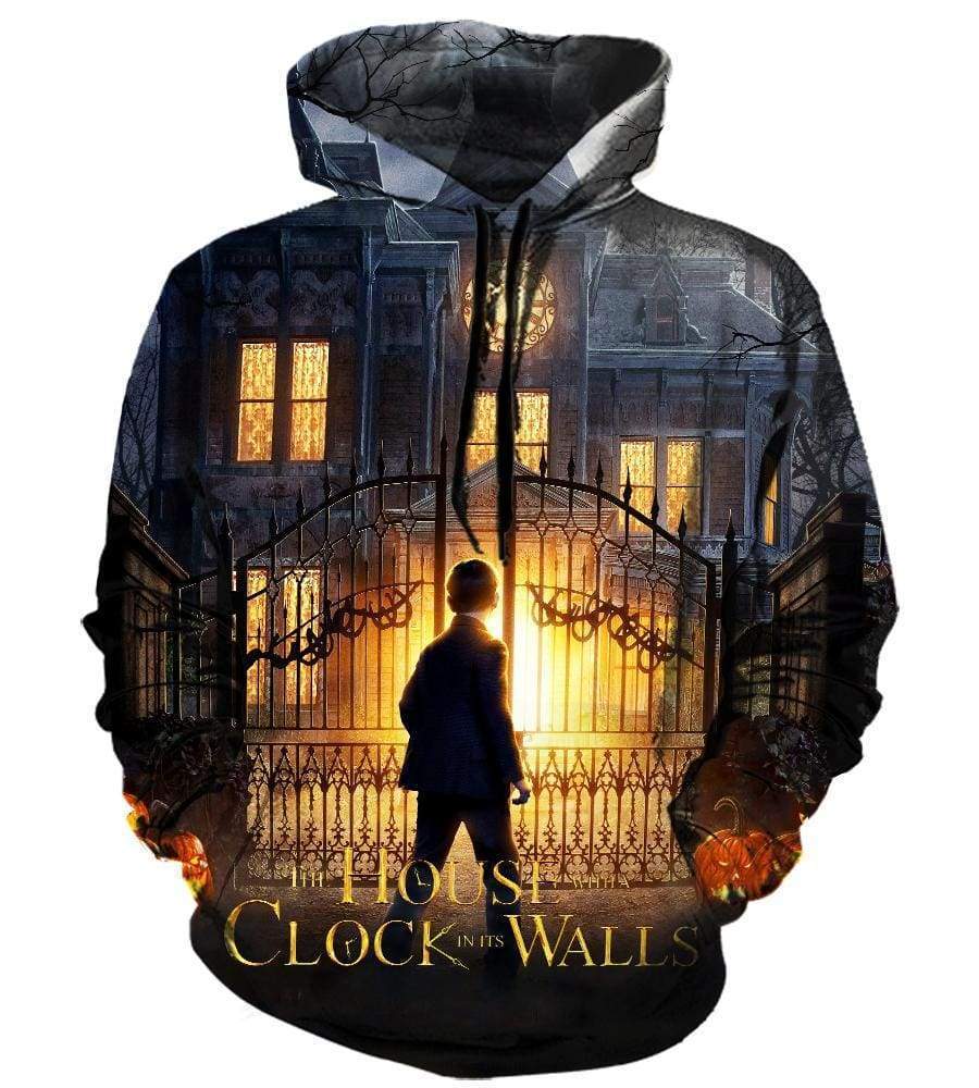 The House With A Clock In Its Walls Hoodies - Pullover Black 3D Hoodie