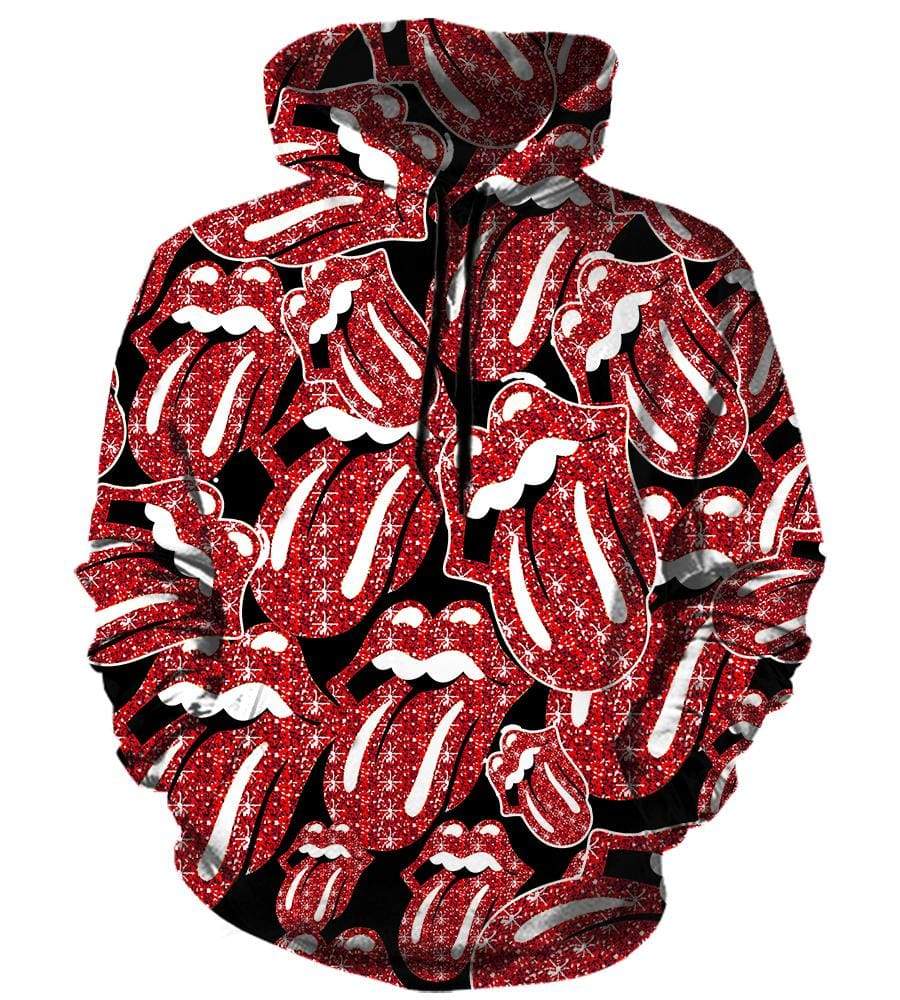 The Rolling Stones Hoodies - Pullover Red 3D Hoodie